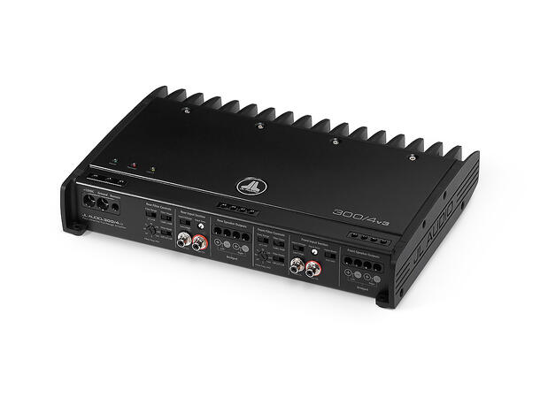JL Audio - 300/4v3 forsterker 4x75W Slash v3, klasse A/B